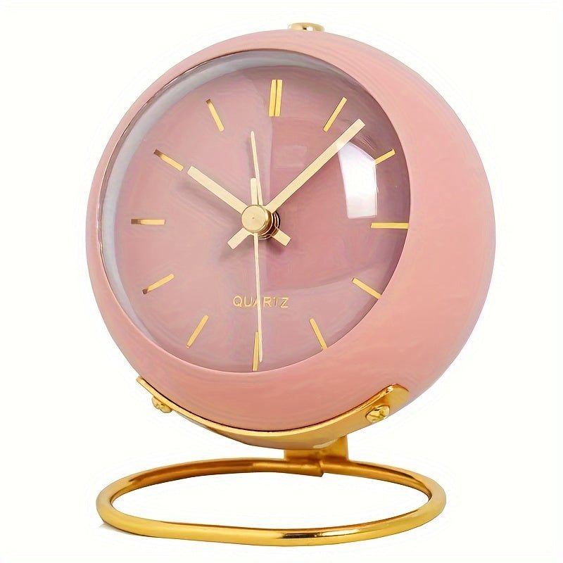 Silent Vintage Analog Alarm Clock